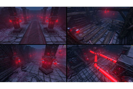 Vier Spielszenen im Tower