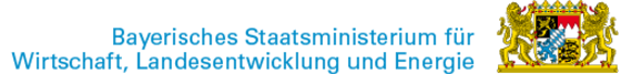 Logo Bayerisches Staatsministerium für Wirtschaft, Landesentwicklung und Energie 