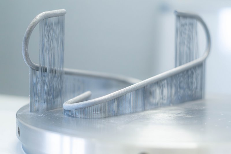 Ein mit additiven Fertigungsmethoden hergestelltes Bauteil