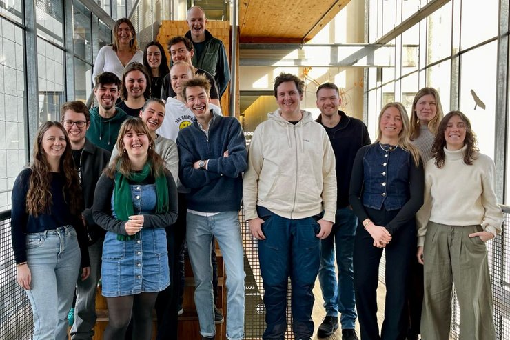 Zu sehen sind die Teilnehmenden des letzten Gründerfrühstücks im StartUp Center der Hochschule Kempten