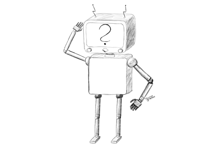 Konzept-Skizze von Robo