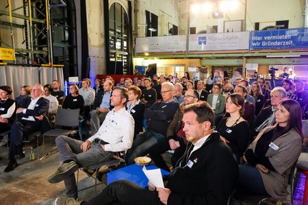 Das Publikum des ersten Netzwerktreffens Forschung und Transfer. 