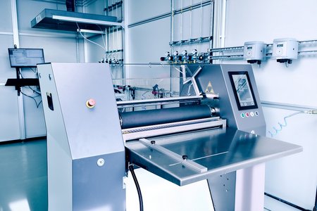 Laminator für Elektrodentransfer im H2 Labor