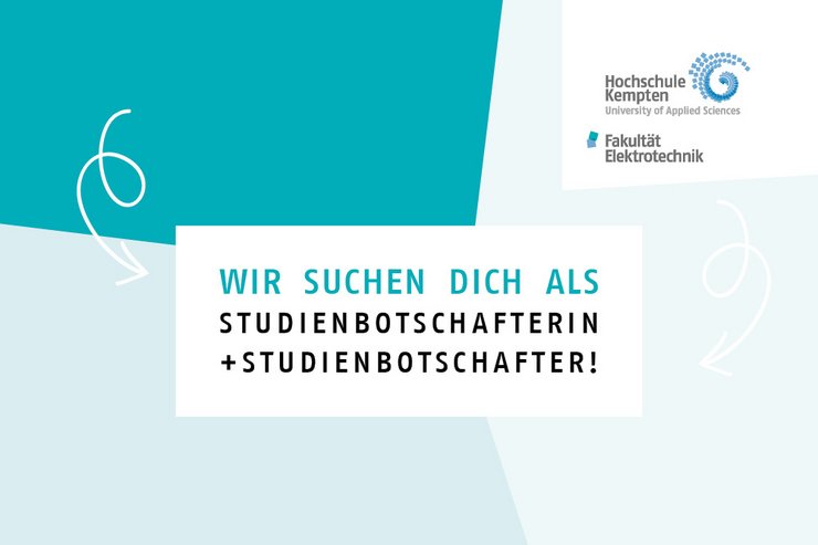 Werde Studienbotschafterin oder Studienbotschafter für die Fakultät Elektrotechnik an der Hochschule Kempten.
