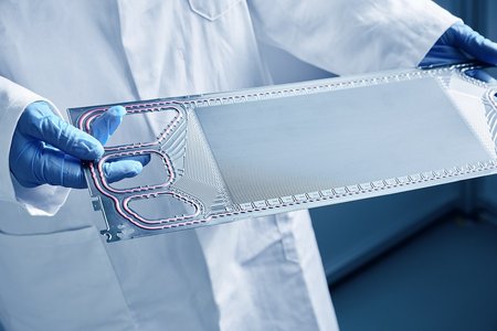 Brennstoffzellen-Stack-Hardware im H2 Labor