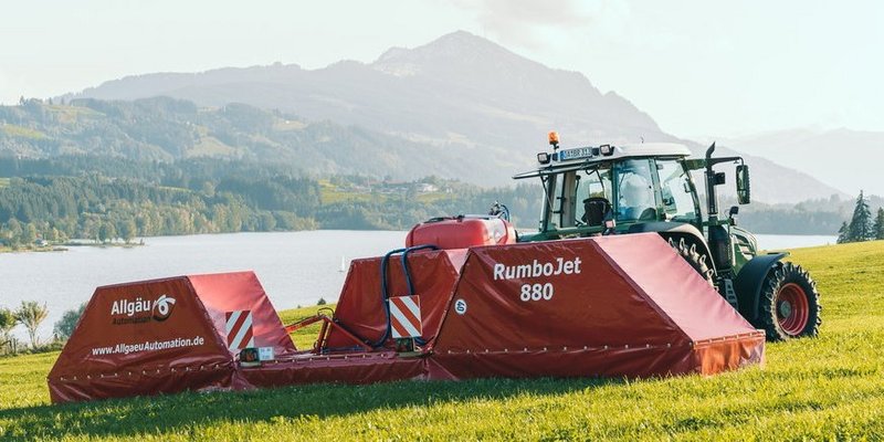 Eine Aufnahme eines RumboJets, dem Produkt von Allgäu Automation